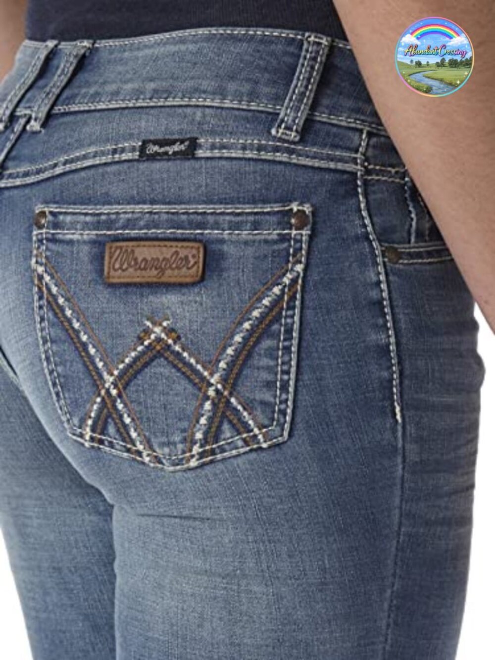Wrangler Retro Mid Rise Stretch Boot Cut Riding Jean - Picture 2 of 6